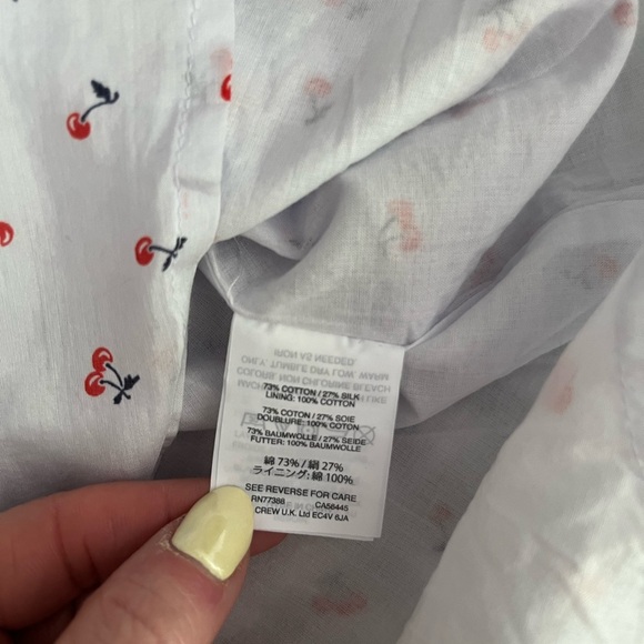 J. Crew Cherry Print Halter Top - Picture 9 of 9